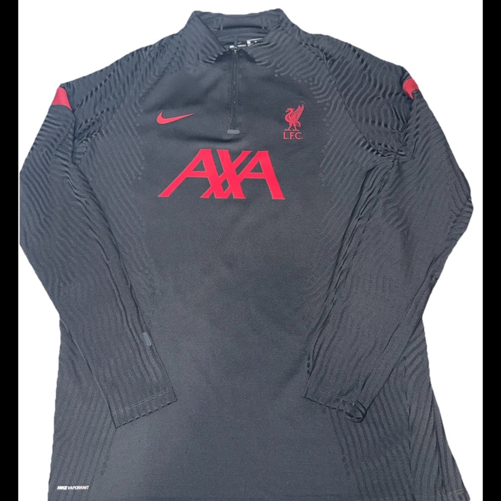 Nike Liverpool FC VaporKnit Strike Drill Squad Training Quarter Zip Top XL NWOT